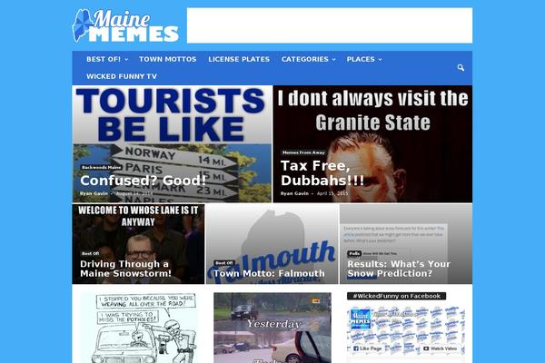 NewsMag theme site design template sample