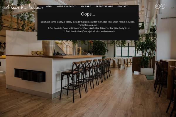 Site using Qode-restaurant plugin