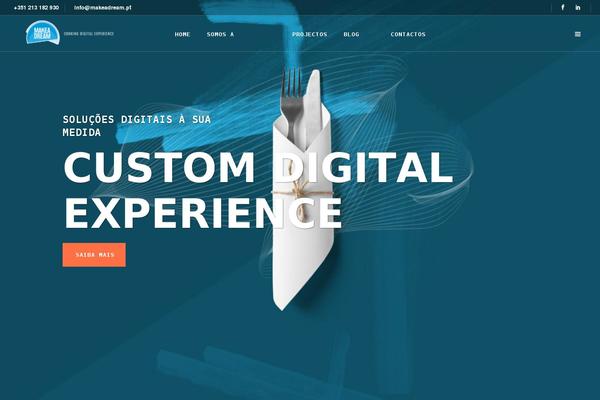 Burst theme site design template sample