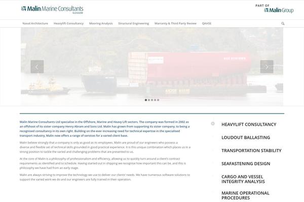 Enfold theme site design template sample