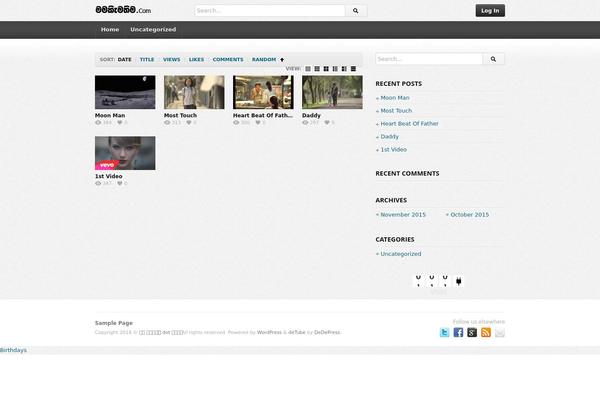 Site using Automatic Youtube Video Posts Plugin plugin