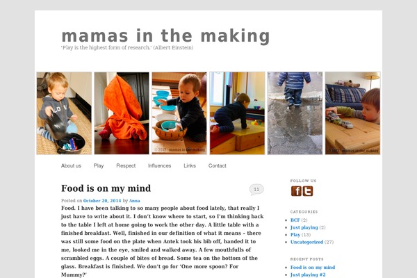 Twenty Eleven theme site design template sample