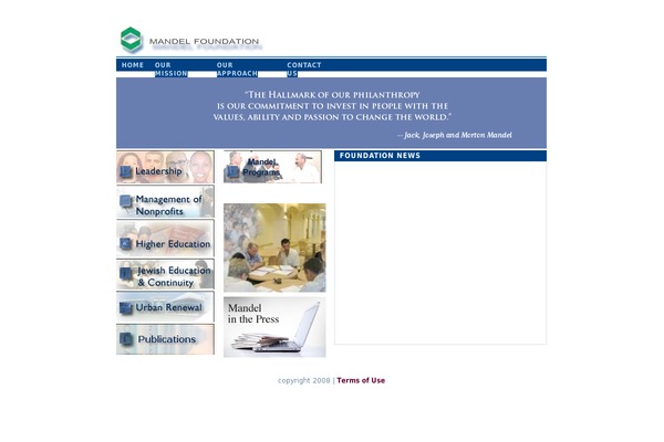 Total theme site design template sample