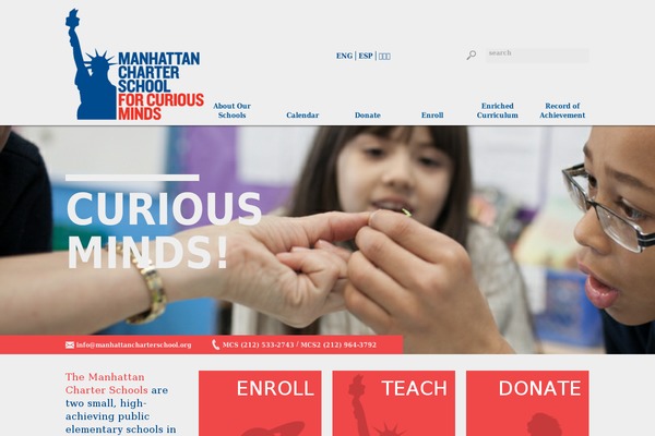 manhattancharterschool.org site used Mcs