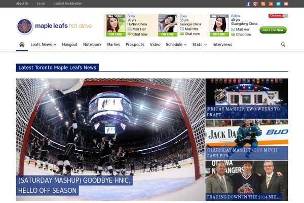 Newspaper theme site design template sample