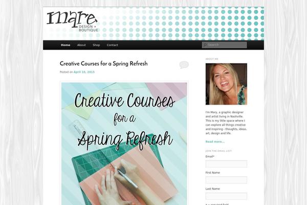 Twenty Eleven theme site design template sample