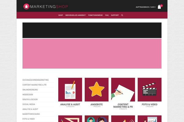 Flatsome theme site design template sample