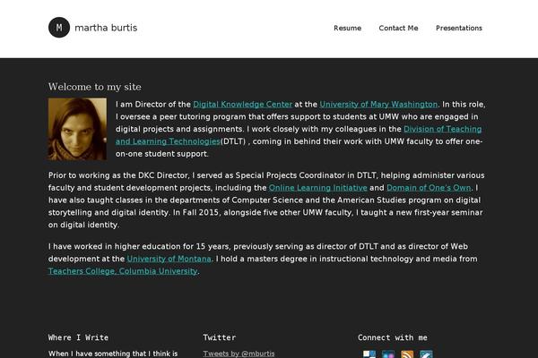 Modern Portfolio Pro theme site design template sample