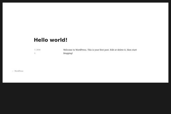 Twenty Fourteen theme site design template sample