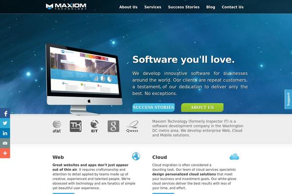 Site using Autoptimize plugin