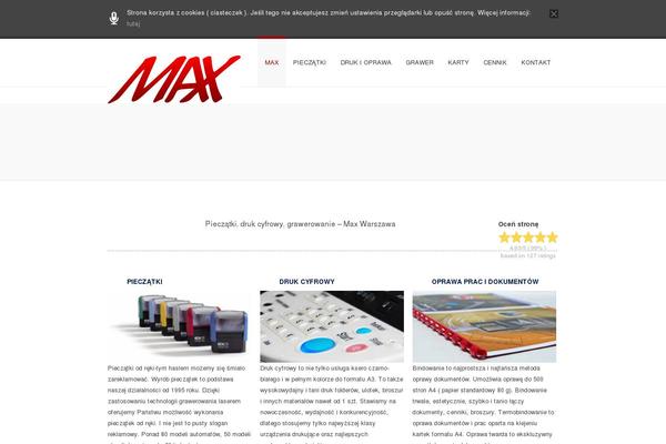 Site using Social Media Widget by Acurax plugin