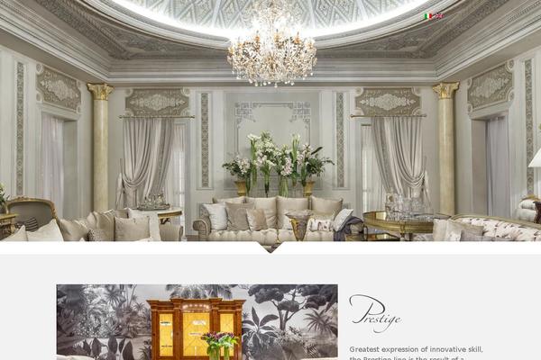Chandelier theme site design template sample