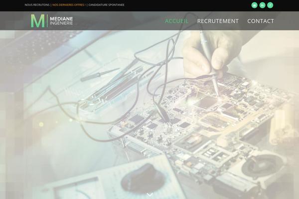 Oshine theme site design template sample