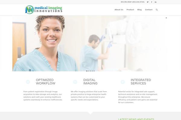 Enfold theme site design template sample