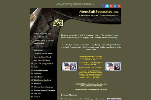 Site using Menu Image plugin