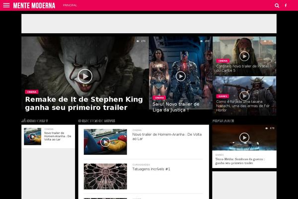 Flex Mag theme site design template sample