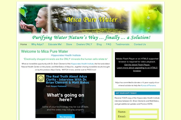 Site using Audio Player plugin