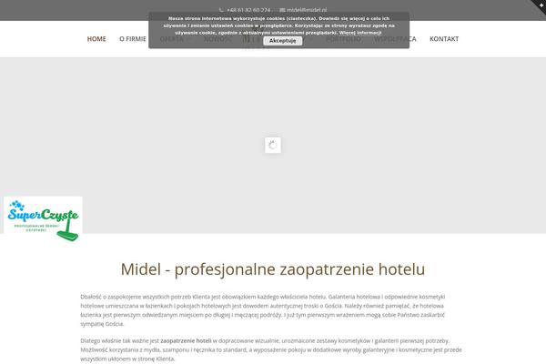 Total theme site design template sample