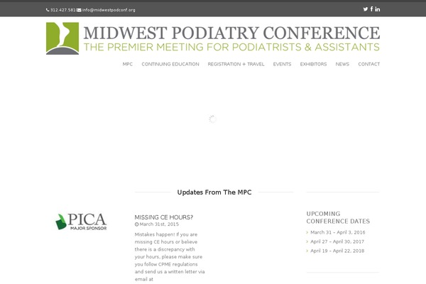 midwestpodconf.org site used Astra