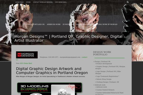 Fifteen theme site design template sample