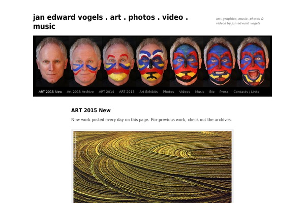 Twenty Ten theme site design template sample