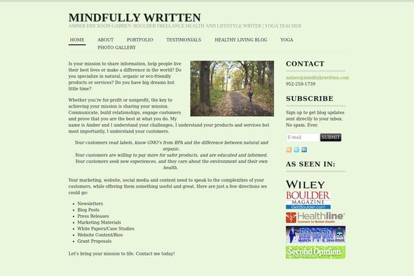 Modern Portfolio Pro theme site design template sample