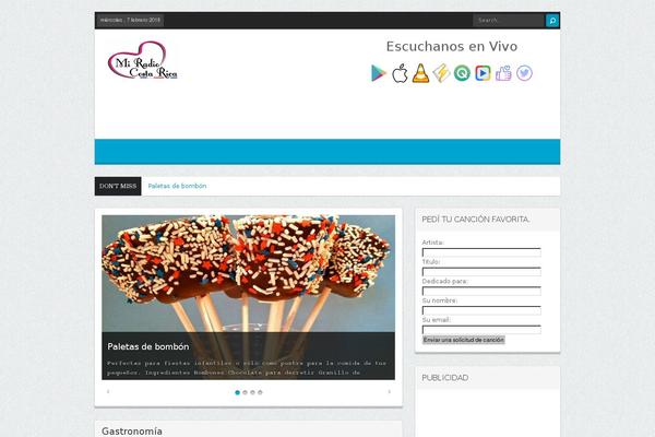 Cherry theme site design template sample