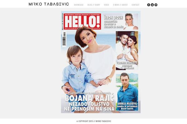 mirkotabasevic.com site used Core