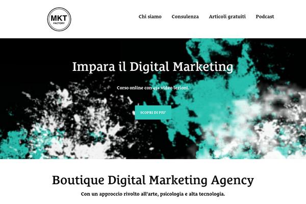 Modern Portfolio Pro theme site design template sample