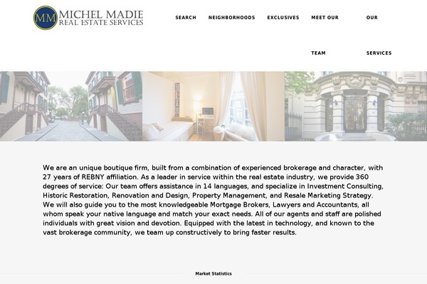 WP Residence theme site design template sample