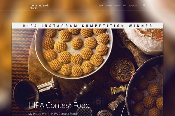 Salient theme site design template sample