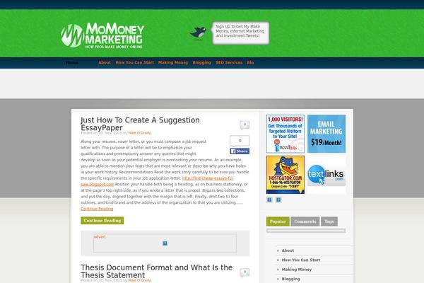 Site using CommentLuv plugin