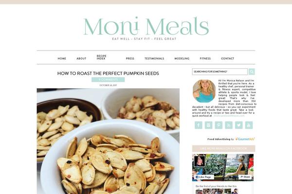 Foodie Pro theme site design template sample