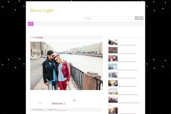 Prose theme site design template sample
