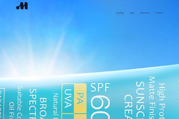 Kalium theme site design template sample