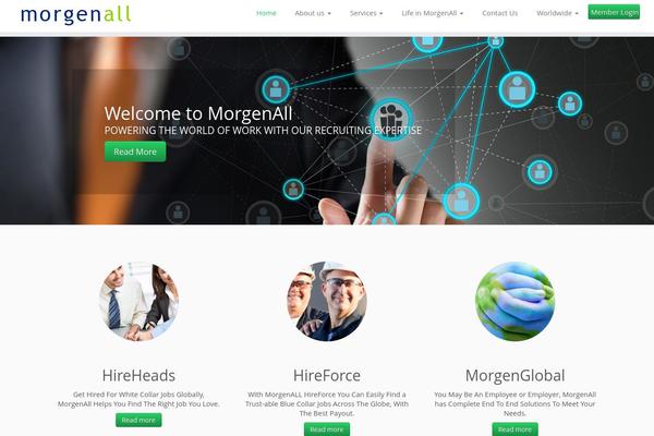 Customizr theme site design template sample