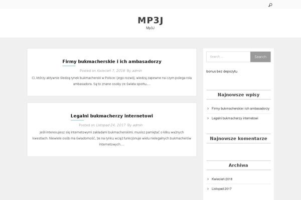 Harmony theme site design template sample