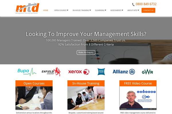 Site using Shiftnav-pro plugin