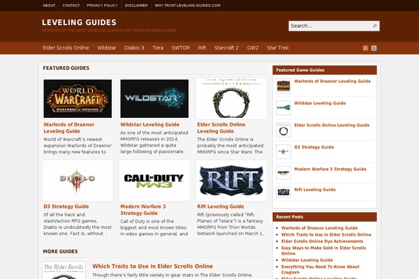 muolevelingguide.com site used Arras WP theme