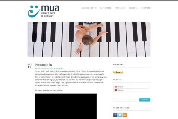 musicaparaelautismo.org site used The Cotton