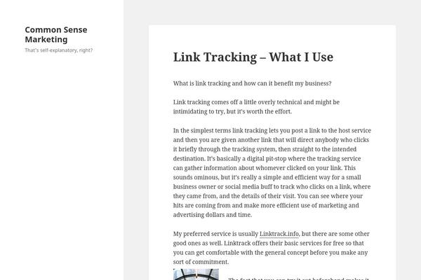 Twenty Fifteen theme site design template sample