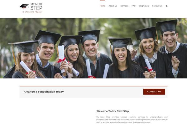 Avada Child theme site design template sample