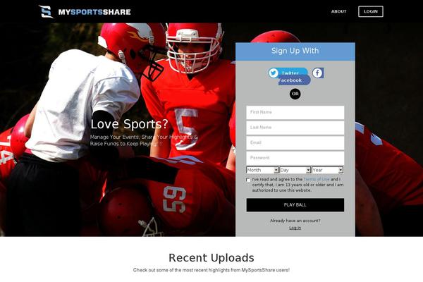 Site using BuddyPress plugin