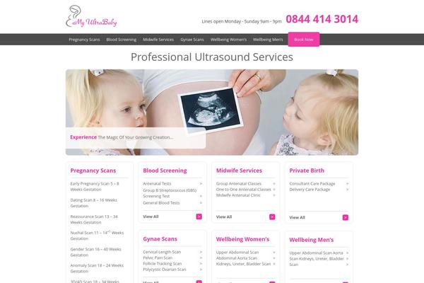 myultrababy.com site used Salient Child