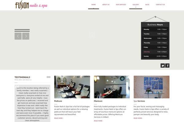 HairPress theme site design template sample