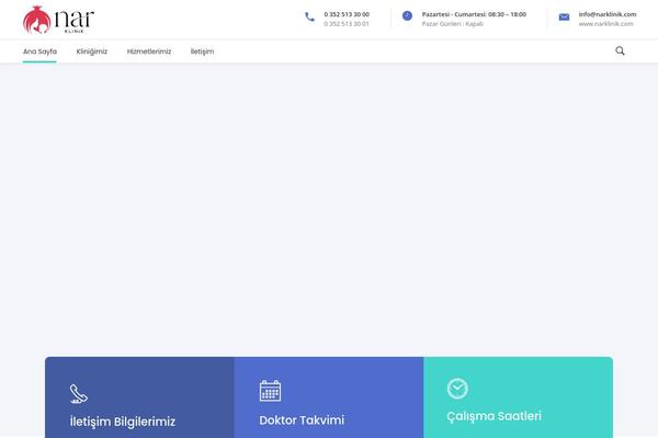 MediClinic theme site design template sample