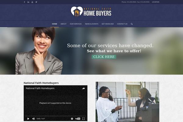 Enfold theme site design template sample