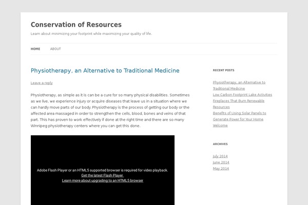 Twenty Twelve theme site design template sample