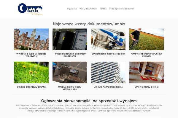 Zugan theme site design template sample