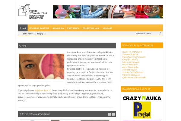 naukowi.pl site used All News